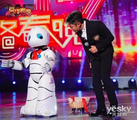 撒贝宁穿花袄cos春晚机器人，一场视觉与智慧的盛宴
